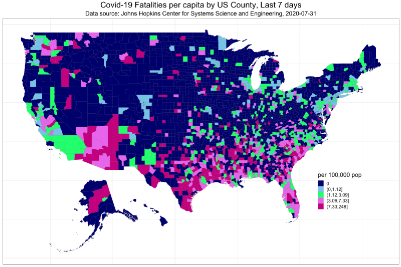 Featured image of post コロプレス・マップ（Choropleth Map）