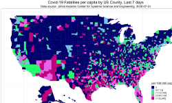 Featured image of post コロプレス・マップ（Choropleth Map）