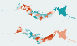 Featured image of post 階級区分図とコロプレス・マップ - データ処理と地図表現の違い