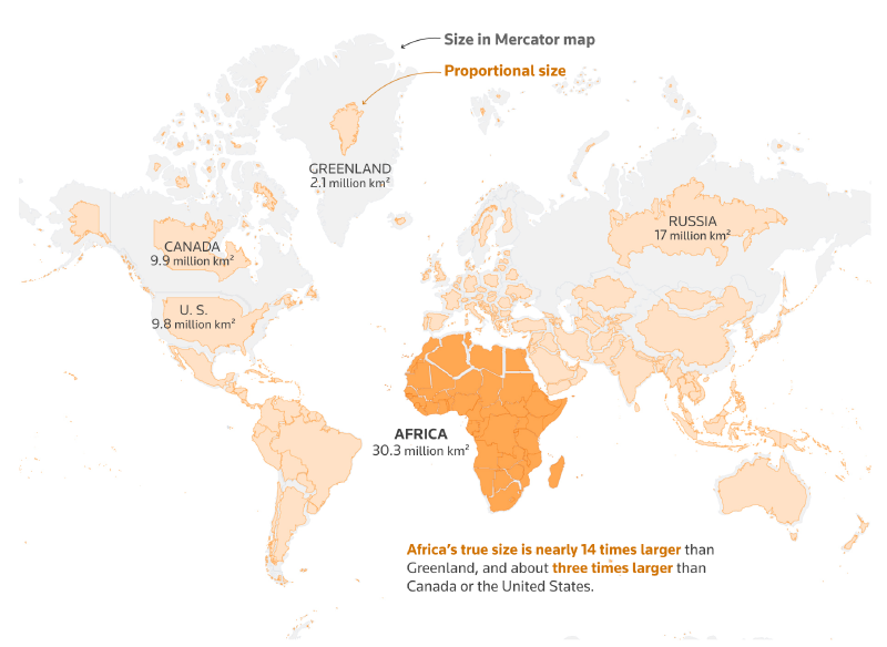Featured image of post アフリカ連合が「メルカトル図法をやめよう」と呼びかけた理由