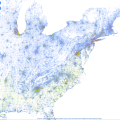 ドット・マップ Or ドット分布マップ（Dot Map Or Dot Distribution Map）