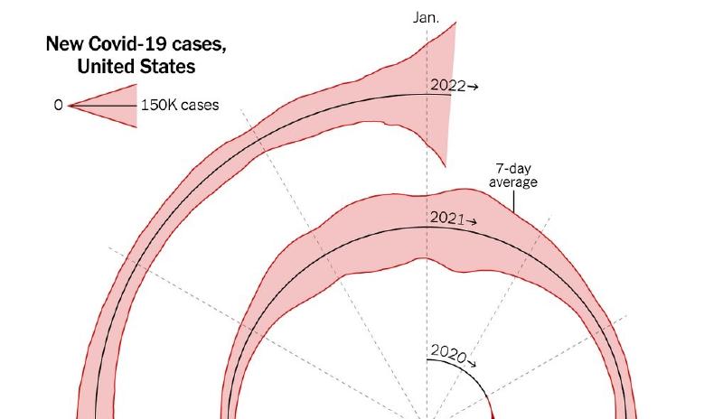 Featured image of post NYT「Covid-19スパイラル可視化」をめぐる議論と代替案