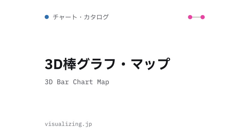 Featured image of post 3D棒グラフ・マップ (3D Bar Chart Map)