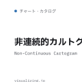 非連続的カルトグラム（Non-Continuous Cartogram）