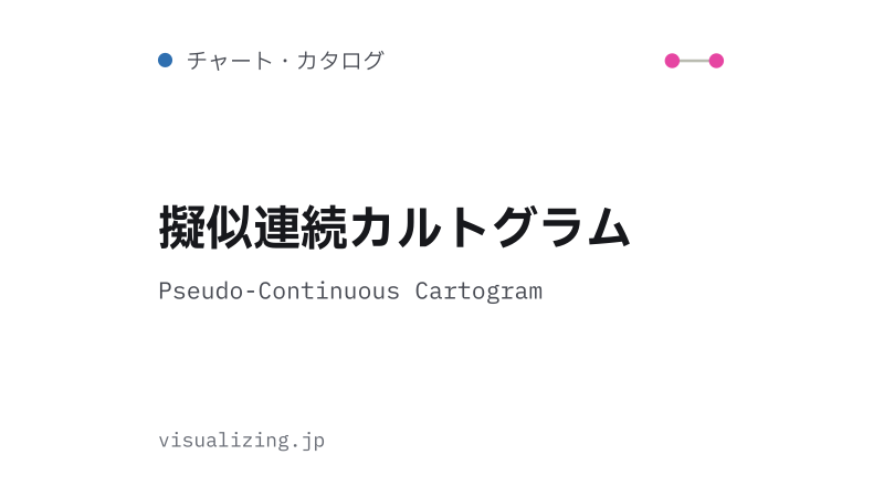 Featured image of post 擬似連続カルトグラム（Pseudo-Continuous Cartogram）