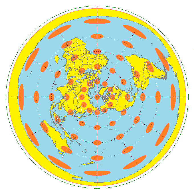 Azimuthal Equidistant projection