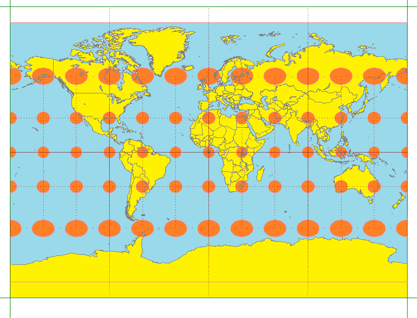 Miller Cylindrical projection